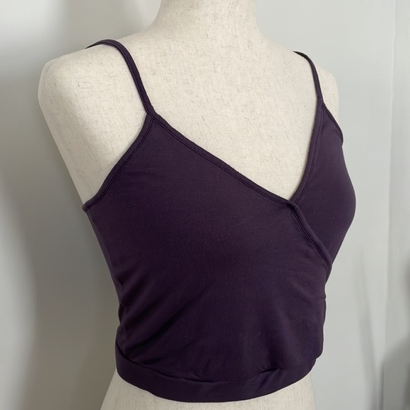 La Hearts Purple Cropped Tank Top - Picture 3 of 6